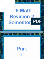 Explanation - P6 Math Revision 2 Semester 2