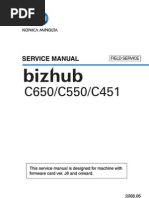 Download bizhubC451_C550_C650FieldSvc by NTOService SN61860159 doc pdf