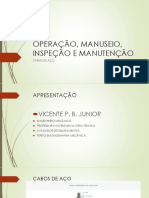 Cabos de Aço - Operação, Manuseio, Inspeção e Manutenção