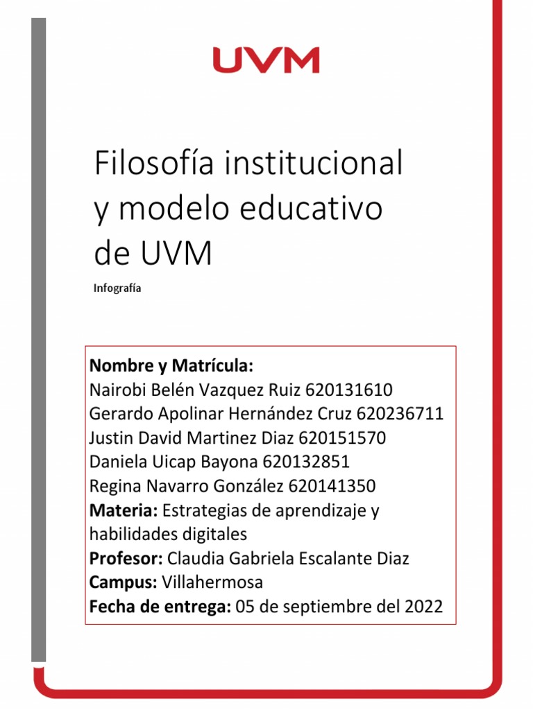 Estrategias de Aprendizaje UVM | PDF | Estilo apa | Cognición