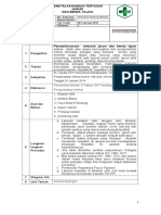 SOP+Daftar Tilik Penatalaksanaan Bila Tertusuk Jarum