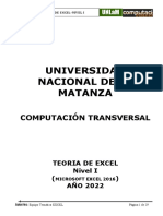 CT 2doc2022 Teoria EXCEL Nivel I