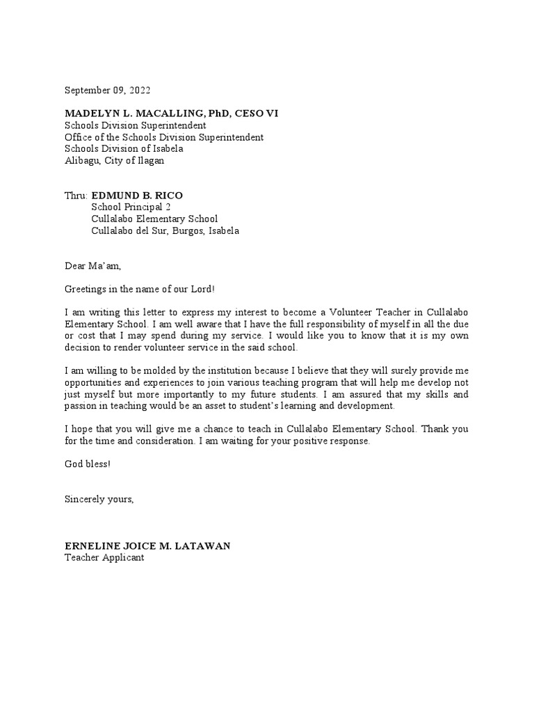 HOW TO WRITE A FORMAL LETTER FOR VOLUNTEER WORK intelligence overview