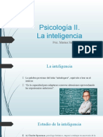 Psicología II La Inteligencia