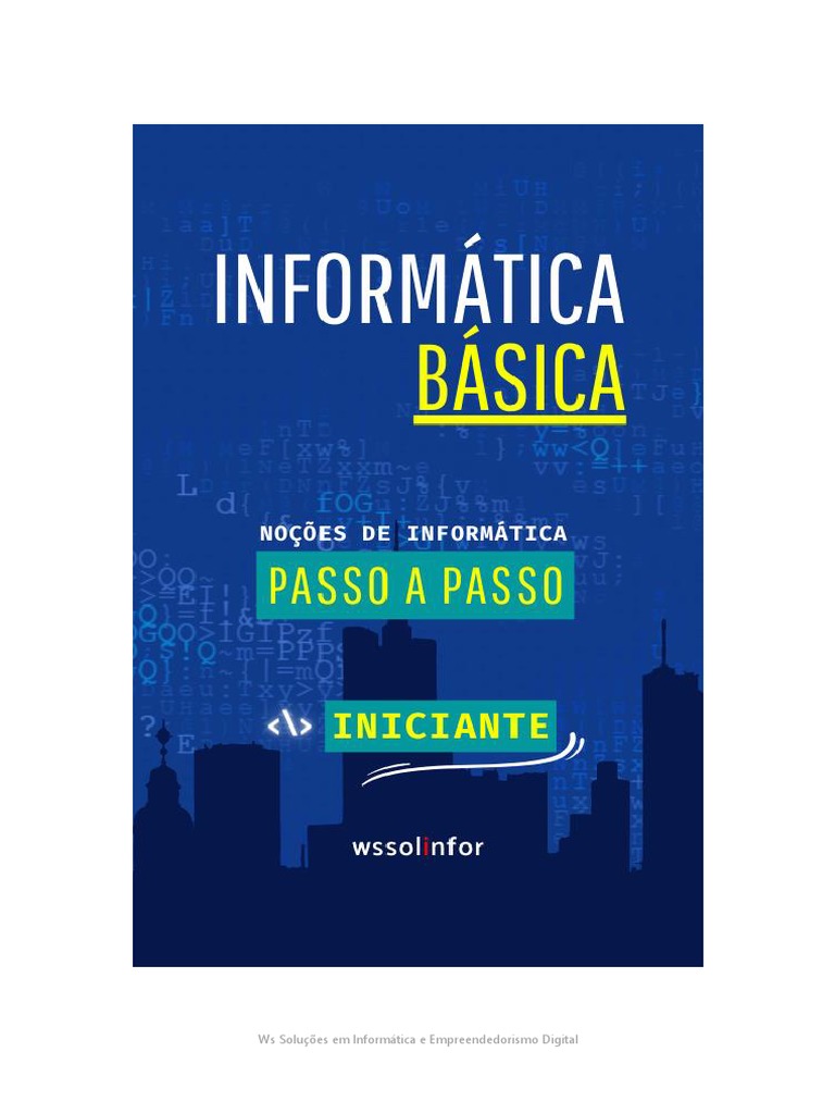 Bonus 01 Curso Informática Básica Noções De Informática Pdf Dvd
