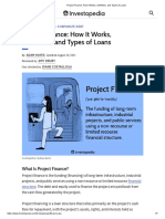 Project Finance - How It Works, Definition, and Types of Loans