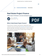 Real Estate Project Finance - Know Different Funding Types