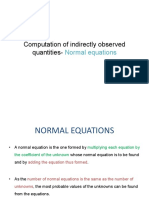Normal Equations