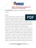 Orientações PIESC2 - Campanha de Conscientização para Garis e Catadores de Recicláveis