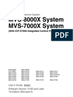 MVS-8000X System MVS-7000X System: Multi Format Switcher System