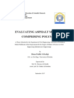 RP EVALUATING ASPHALT MIXTURES COMPRISING POLYMER