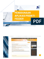 Penggunaan Aplikasi Feeder PDDikti LLDIKTI3