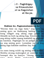 Aralin II - Pagbibigay-Alam Sa Kinauukulan Tungkol Sa