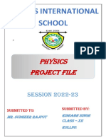 Florets International School Physics Project on Self Induction