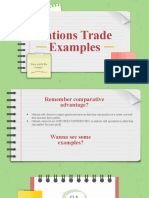 Nations Trade Examples