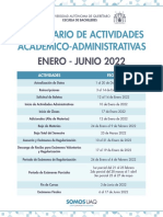 Academico Administrativas Calendario