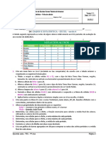 Teste EXCEL Versao A - 9ºA