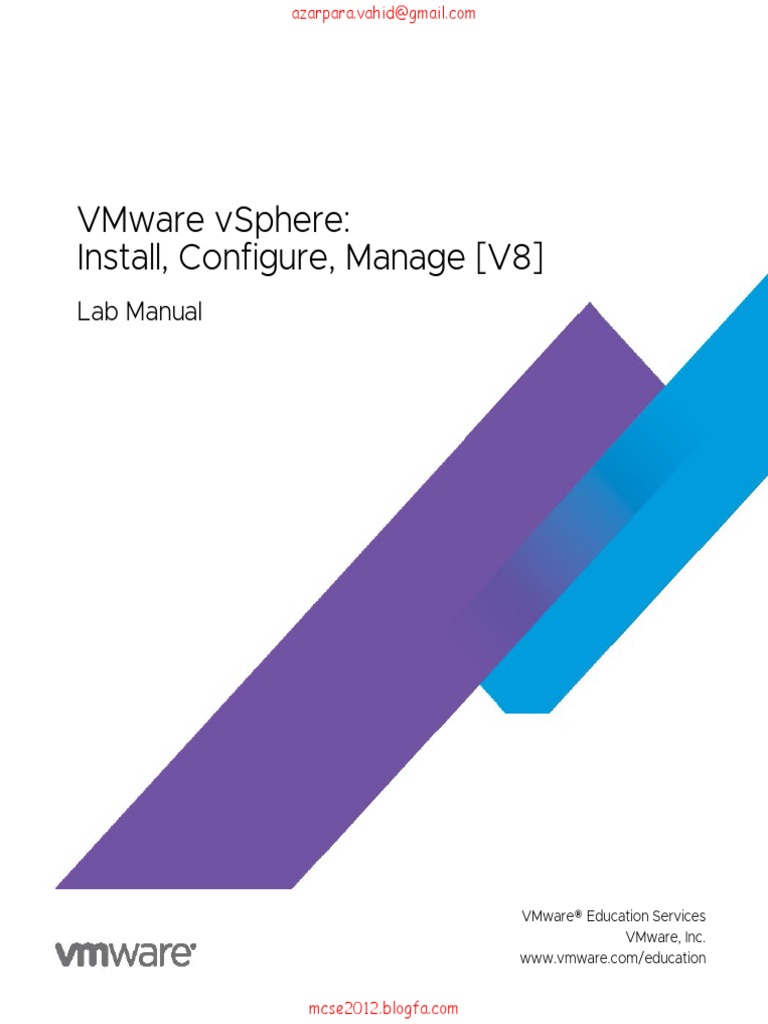 Edu en vsicm8 lab pdf virtualization virtual machine