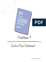 Modul Praktikum 9 - Control Flow Statement