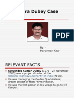 Satyendra Dubey Case Study