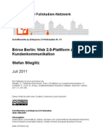 Börse Berlin: Web 2.0-Plattform zur Kundenkommunikation