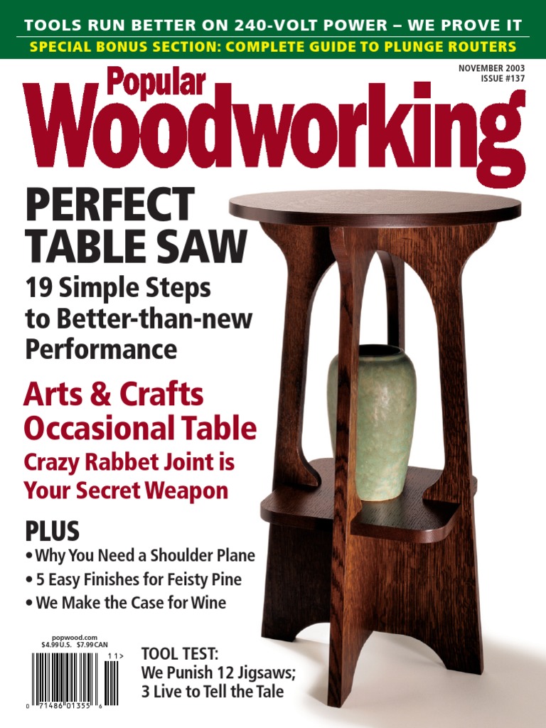 Popular Woodworking | PDF | Woodworking | Tools