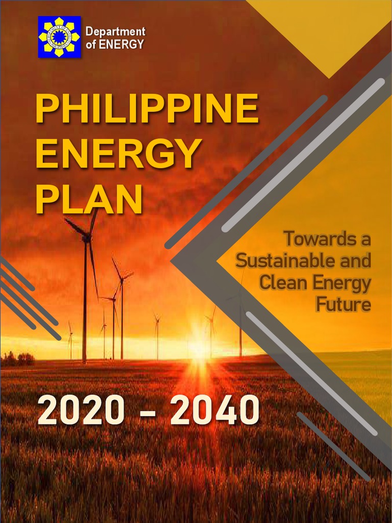 Philippine Energy Plan 2020 2040 PDF Sustainable Energy Renewable