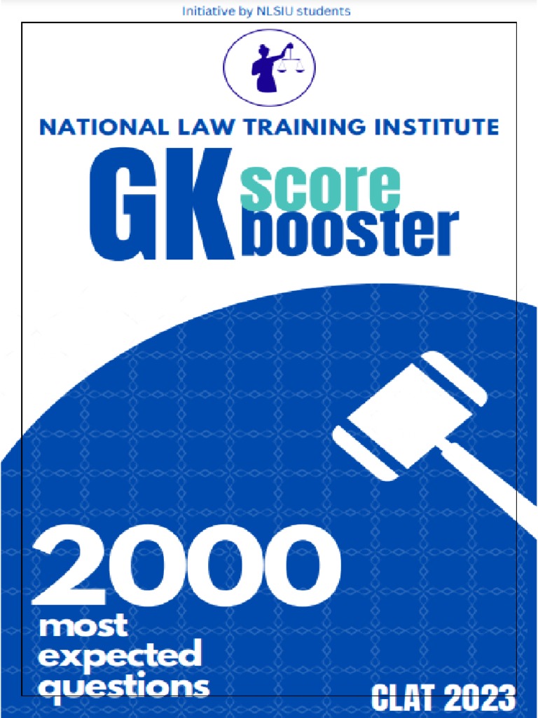 NLTI Score Booster Series Final | PDF | Treaty On The Non Proliferation Of  Nuclear Weapons | Nuclear Program Of Iran