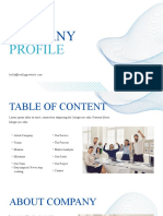 Modern and Minimal Company Profile Presentation