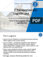 KL-3107 Transportasi Dan Logistik Laut - Week 8