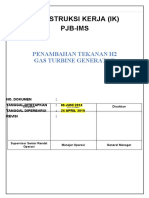 Penambahan Tekanan H2 GT