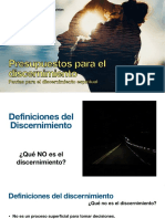 Discernimiento Presupuestos