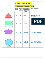 Angle Sum Proprties of A Polygon