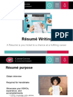 Resume Writing