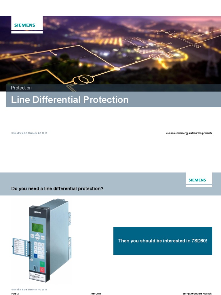 7SD8 - Line Differential Protection - EN | PDF | Computer Network ...