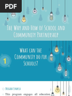 The Why and How of School and Community Partnership