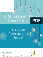 The Why and How of School and Community Partnership