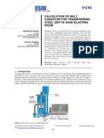 Calculation of Belt Conveyor For Transfering Steel Grit in Sandblasting Room-Jurnal Rekayasa Mesin Vol 12 No. 3 2021