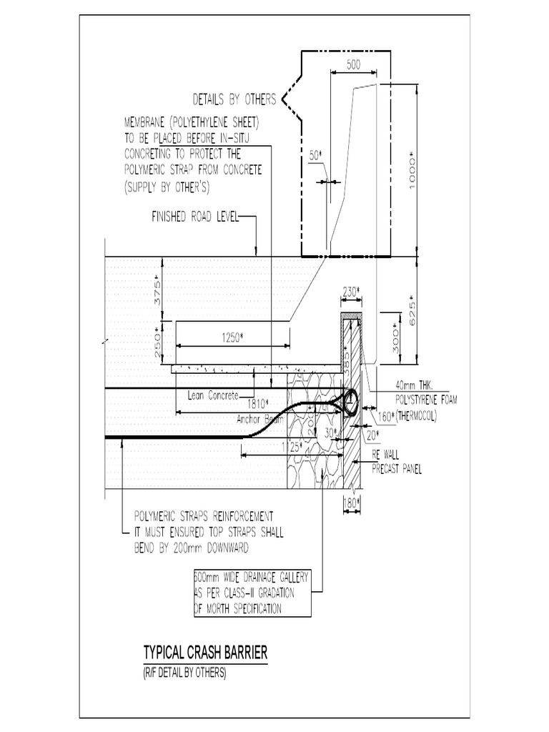 Typical Friction Slab & Crash Barrier PDF