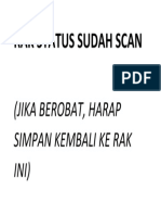 Rak Status Sudah Scan