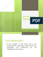 Mechanical Stabilisation