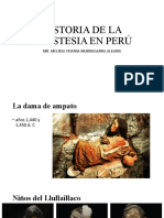 Historia de La Anestesia en Perú