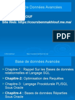 Présentation-BDD Avancées