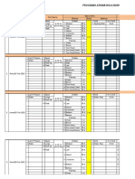 Tabel Program Latihan