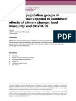 973 Areas Population Groups in Pakistan Most Exposed To Combined Effects of Climate Change Food Insecurity and COVID-19