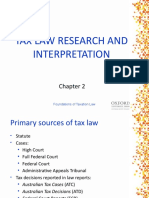 2 (Tax Law Research and Interpretation)