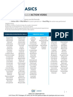 Action Verbs Guide