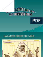 Balance Sheet of Life - Accountant Poem