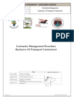 Contractor Management Procedure