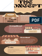 Blocky Hand-Drawn Stalls and Shopfronts Infographic